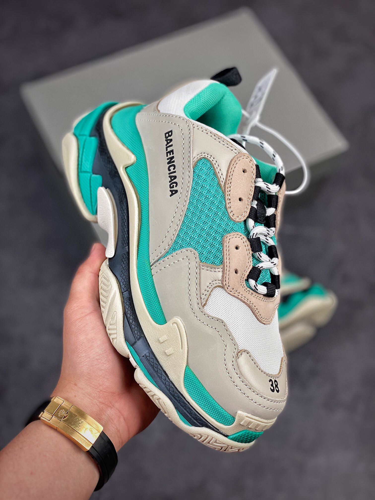 발렌시아가 트리플 남녀공용 신발 운동화 스니커즈