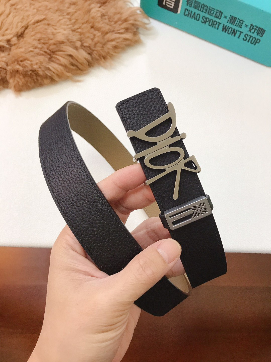 디올 남자 벨트