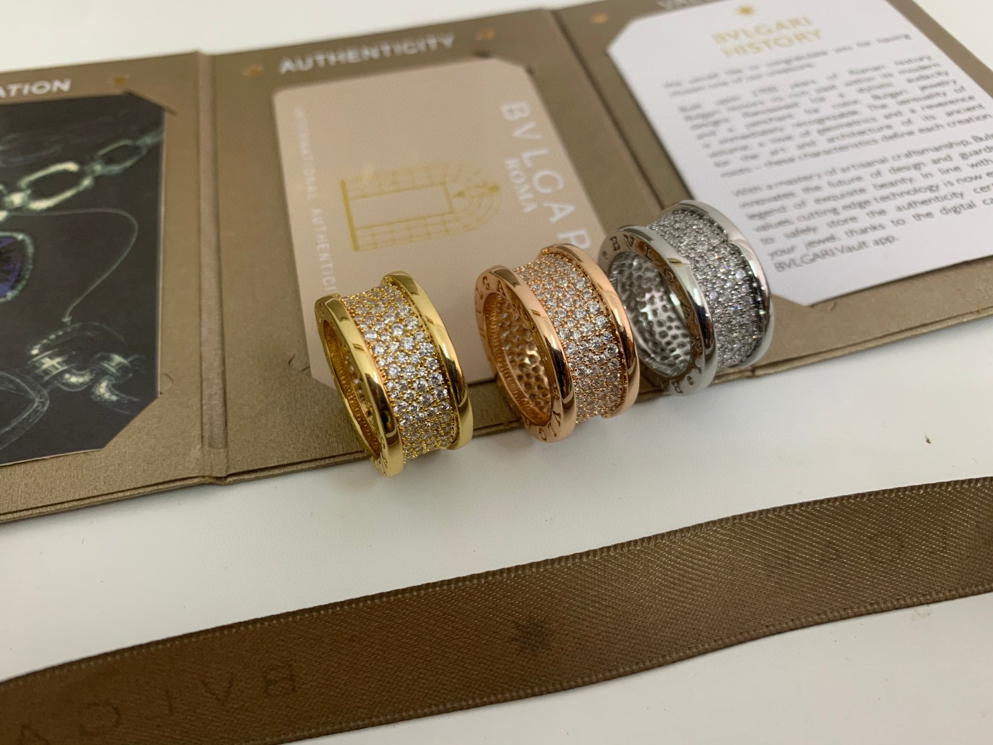 불가리 반지  3컬러
