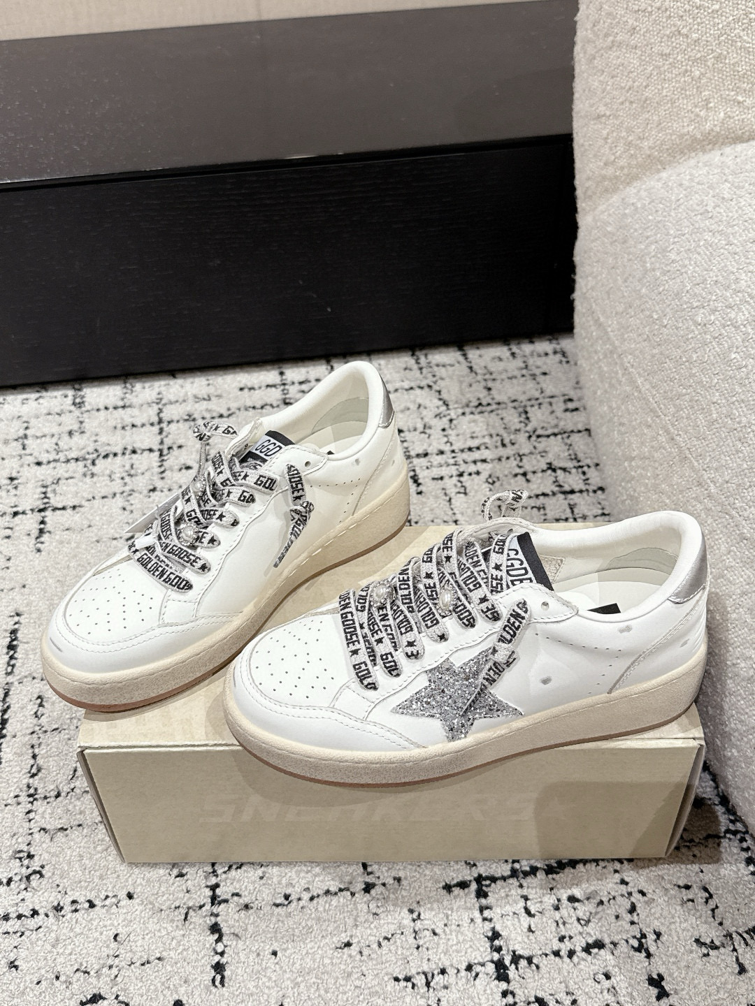 골든구스 3.5cm 여자 스니커즈 신발 운동화