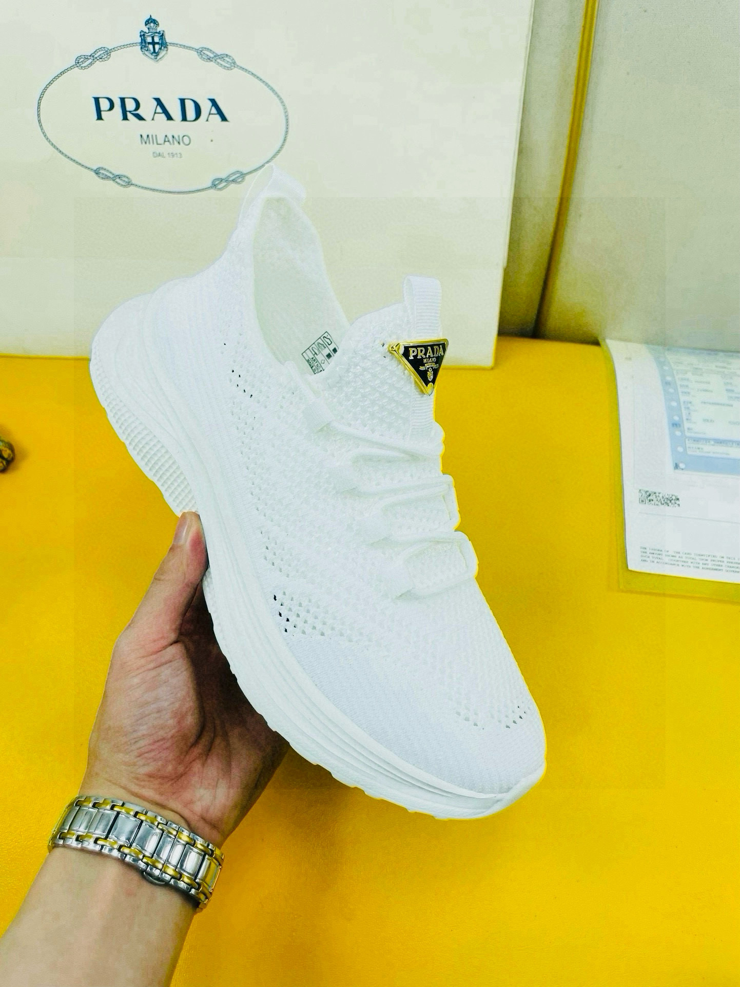 프라다 남자 스니커즈 신발 운동화