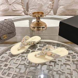 샤넬 여자 슬리퍼