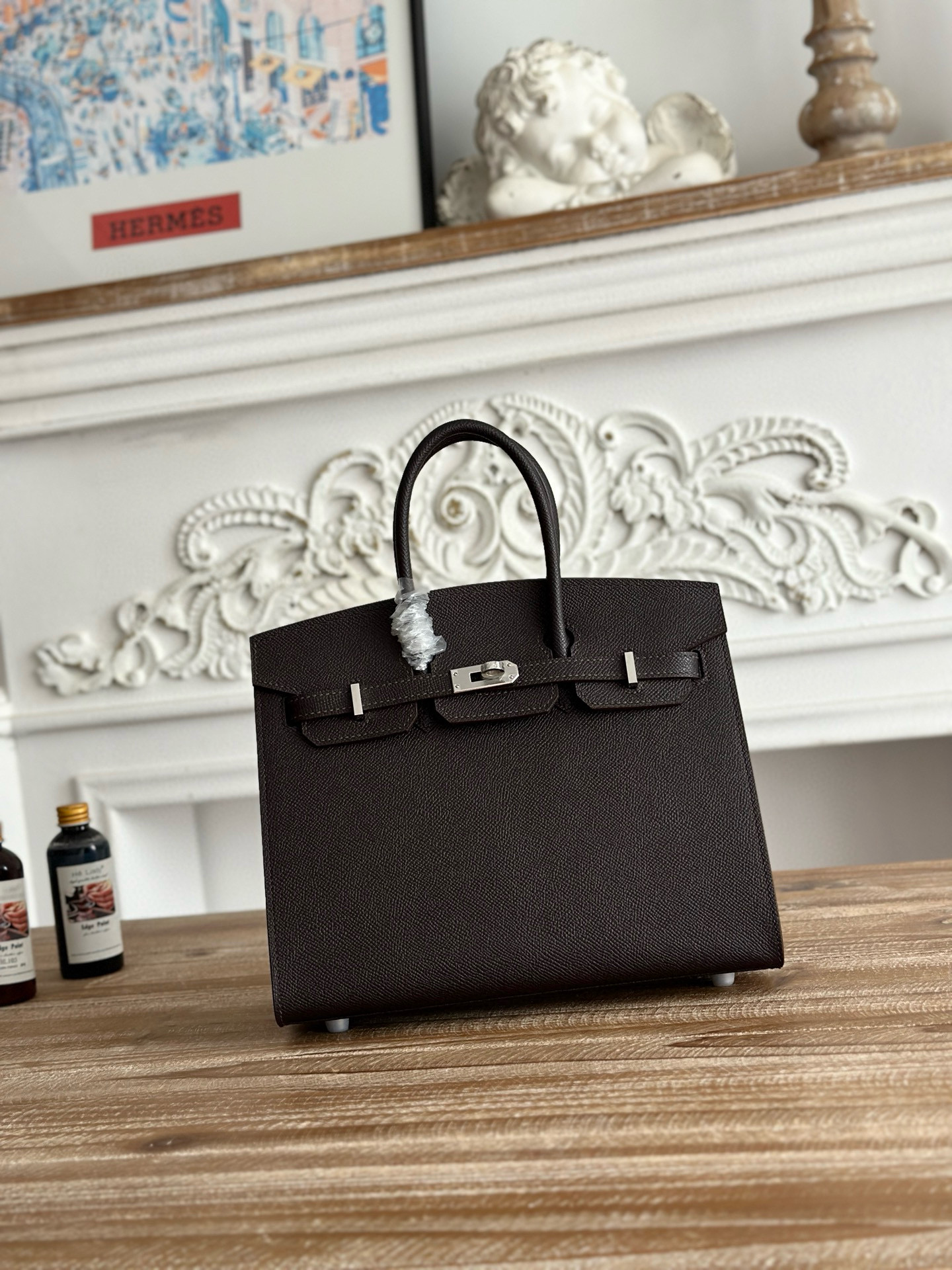 에르메스 버킨백 25 앱송가죽 여자가방