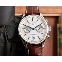 론진 2칼라 미러급 남자 시계