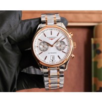 론진 2칼라 미러급 남자 시계