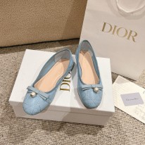 디올 굽 두가지 여자 신발 구두