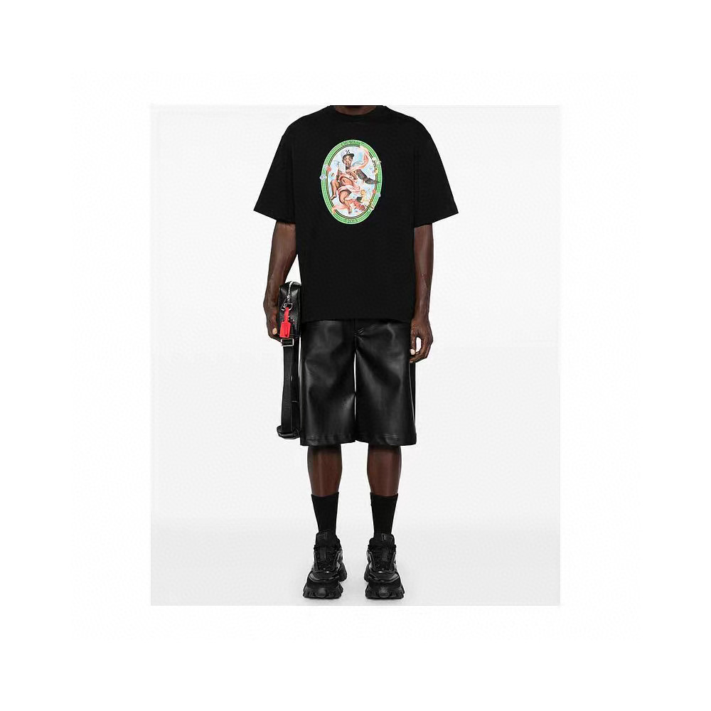 오프화이트 남녀공용 반팔티