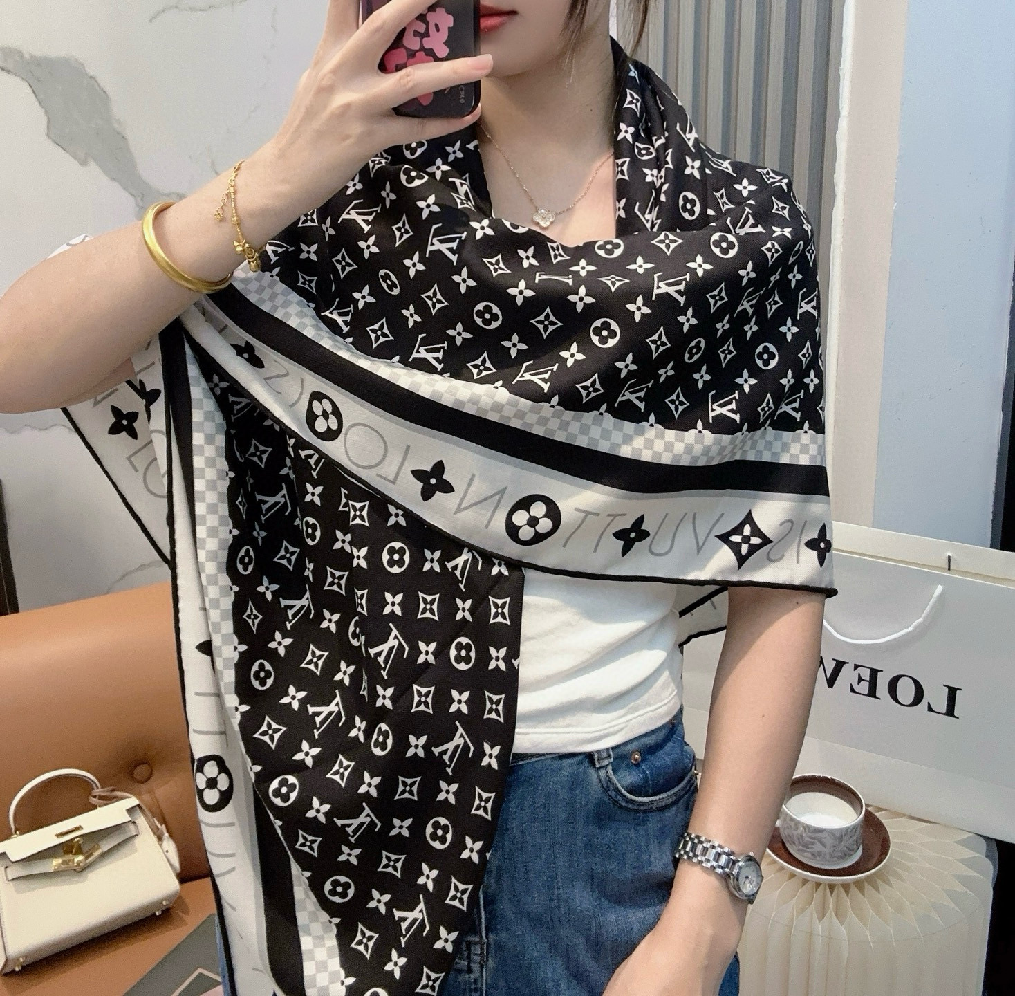 루이비통 스카프