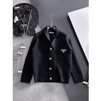 프라다 남자 양모 가디건