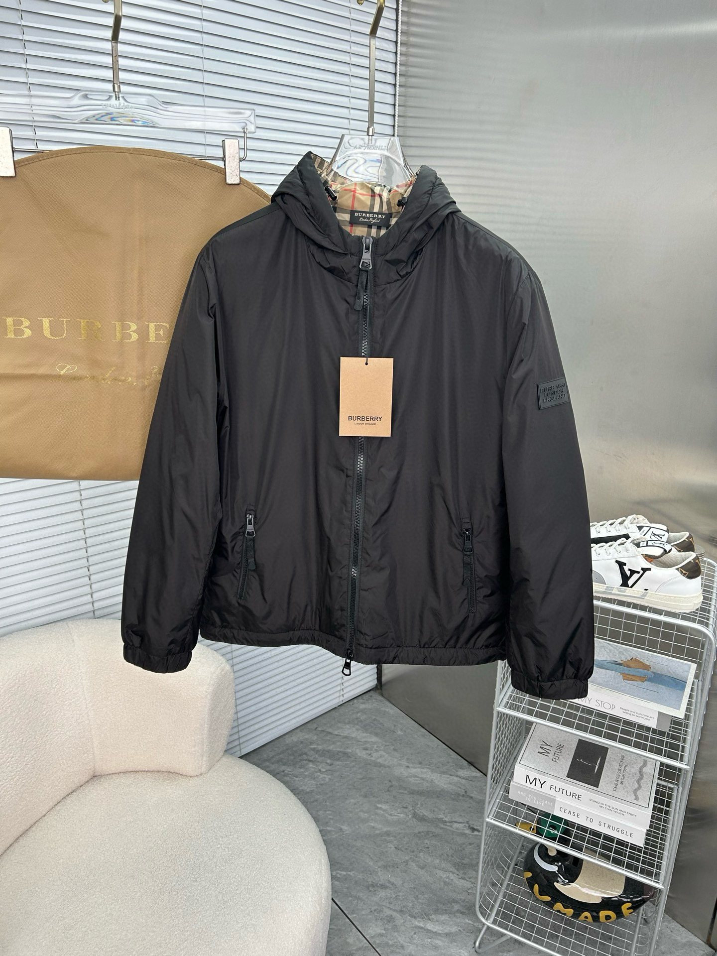 버버리 남자 패딩