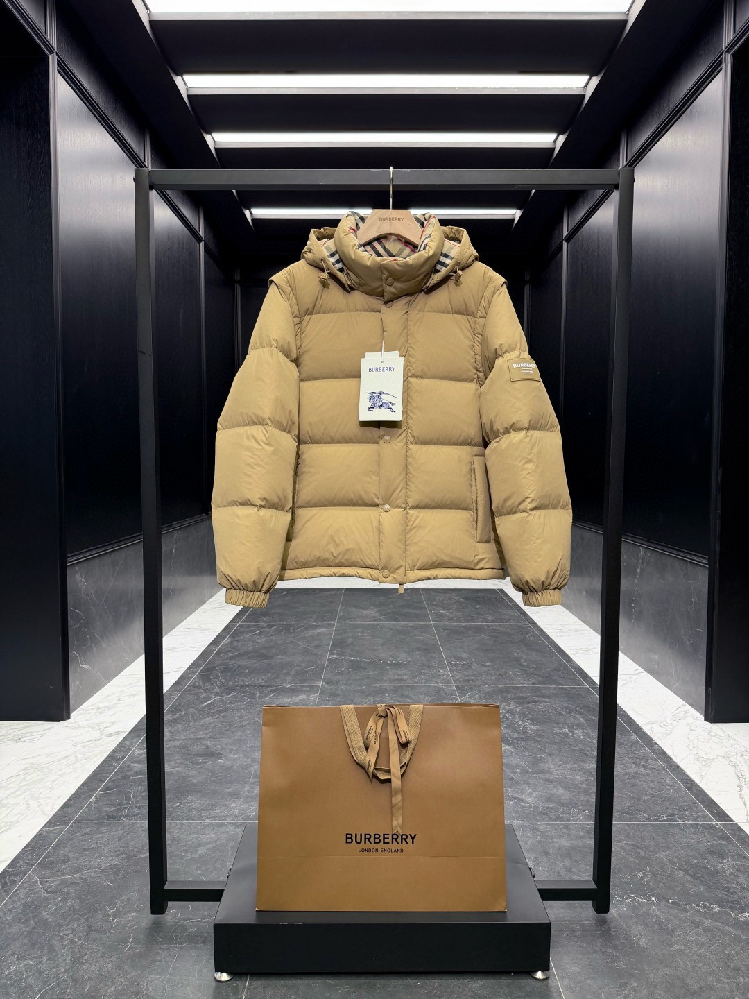 버버리 남자 패딩