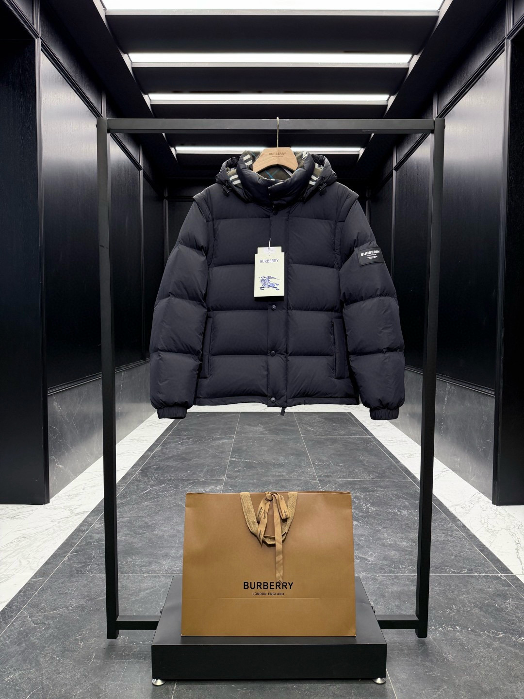 버버리 남자 패딩