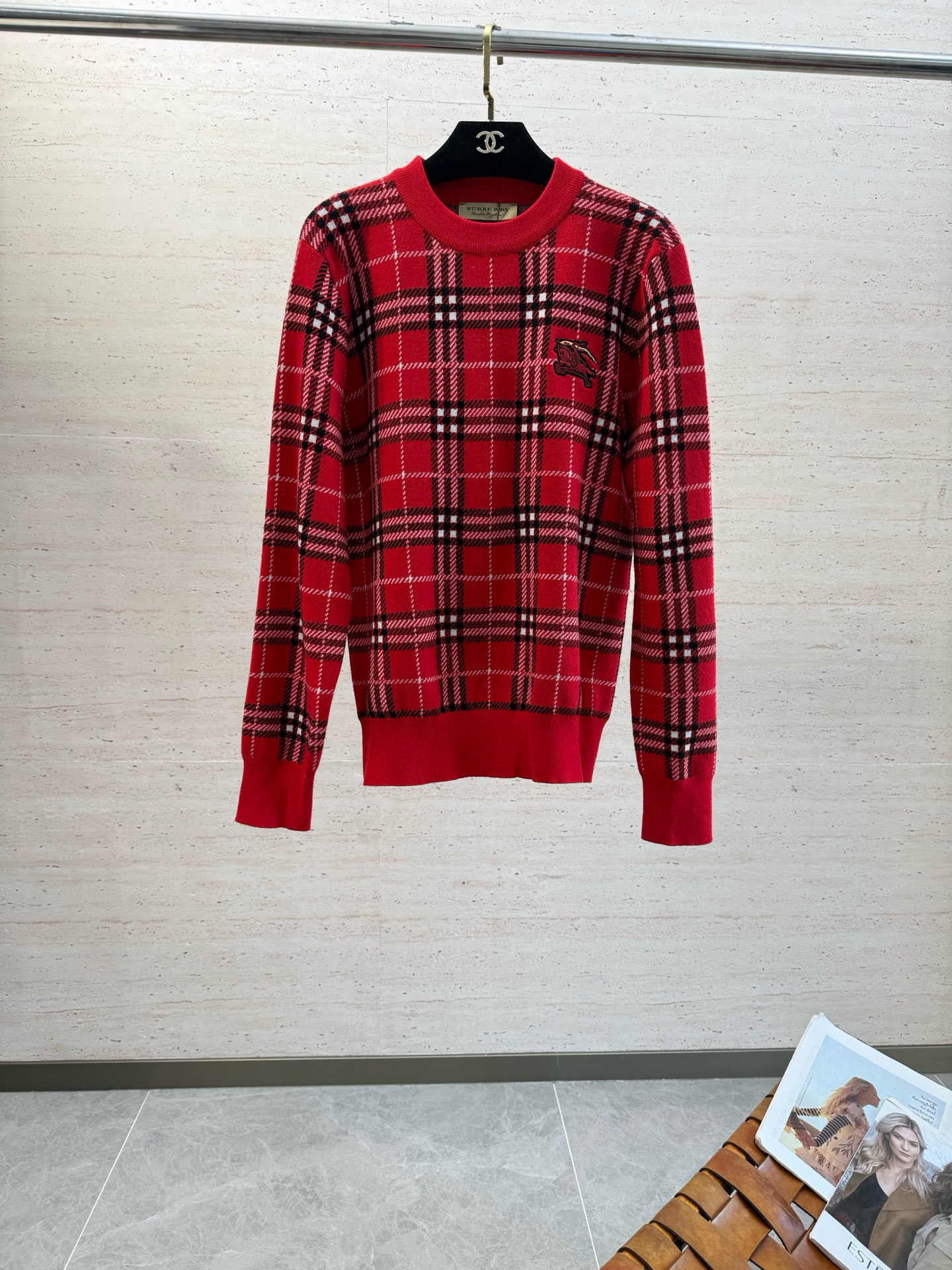 버버리 남자 양모 니트