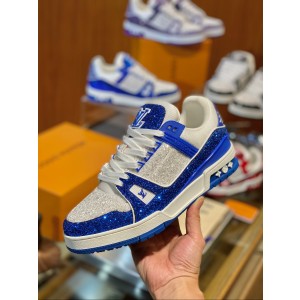 루이비통 트레이너 남녀공용 신발 운동화 스니커즈