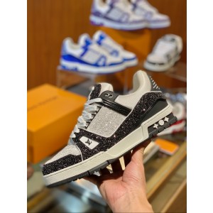 루이비통 트레이너 남녀공용 신발 운동화 스니커즈