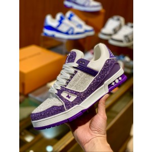 루이비통 트레이너 남녀공용 신발 운동화 스니커즈