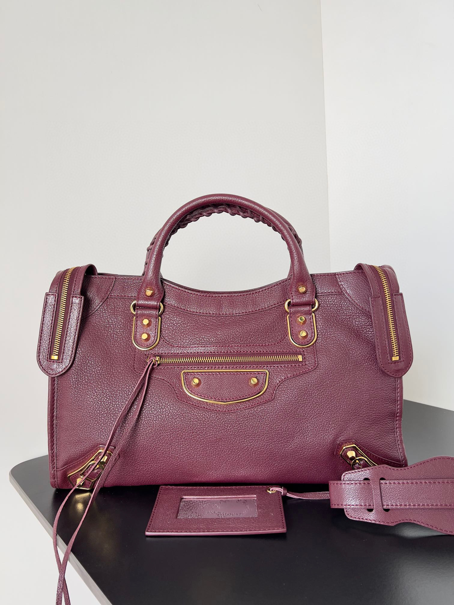 발렌시아가 클래식 시티백 라지