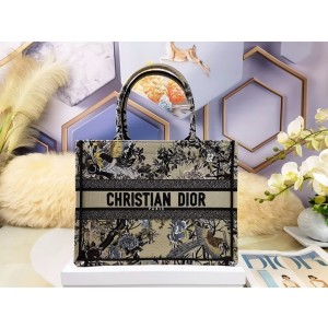 디올 북 여자 토트백 미듐