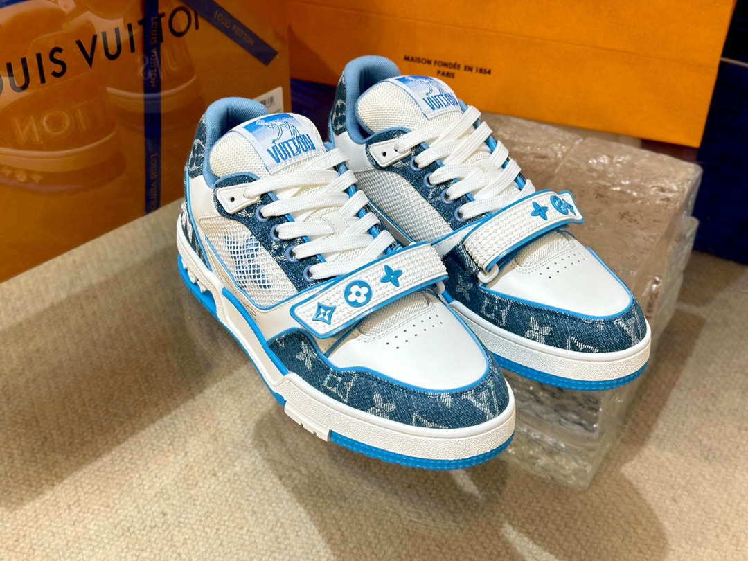 루이비통 트레이너 남녀공용 스니커즈 신발 운동화