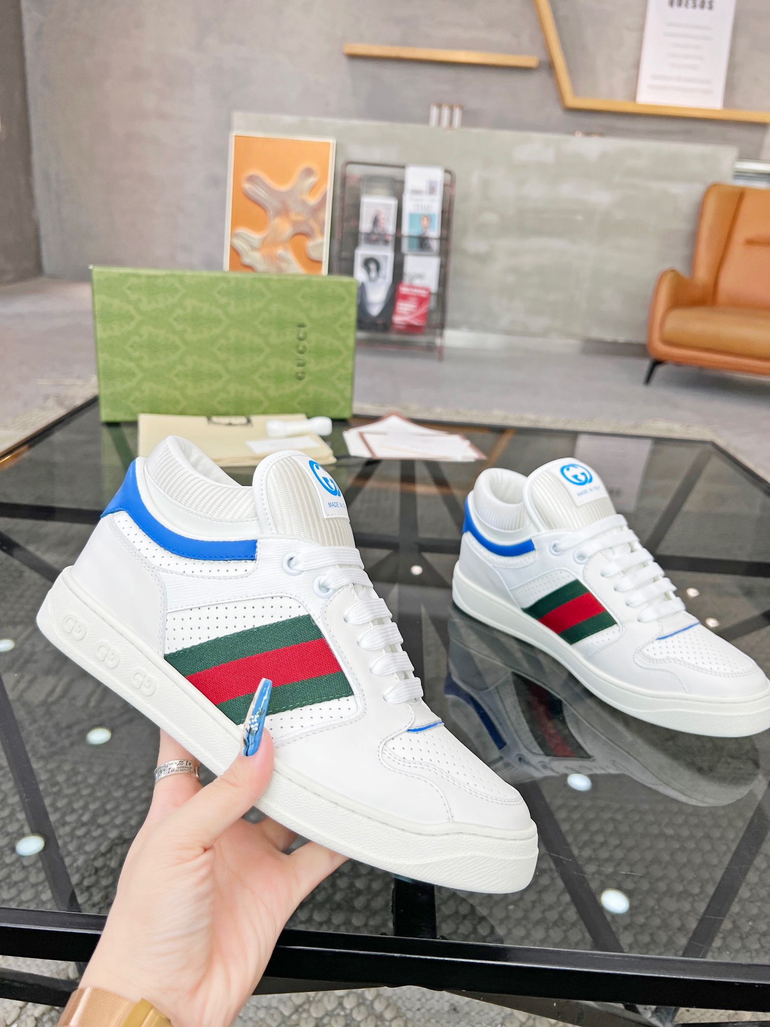 구찌 남자 부츠