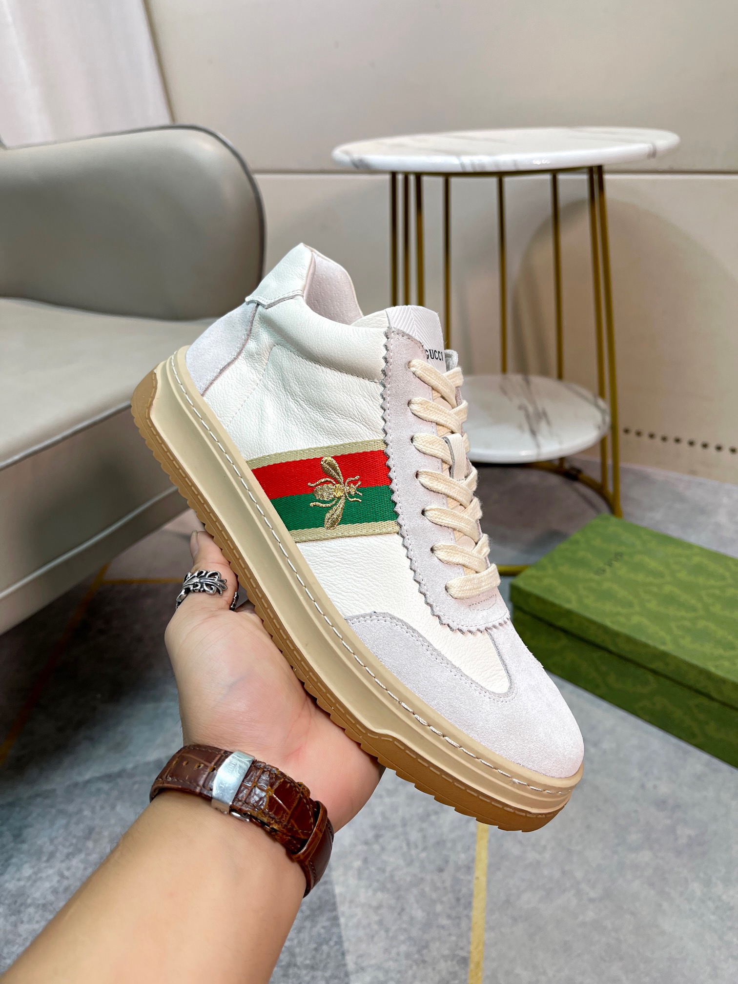 구찌 남자 부츠