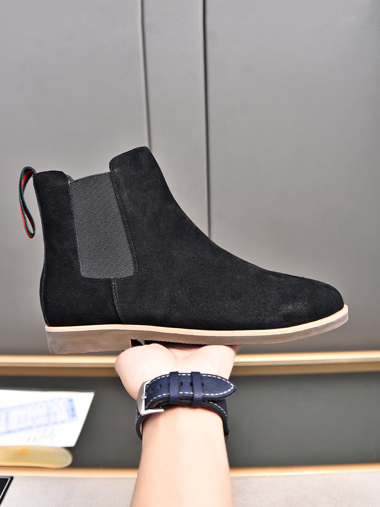 구찌 남자 부츠