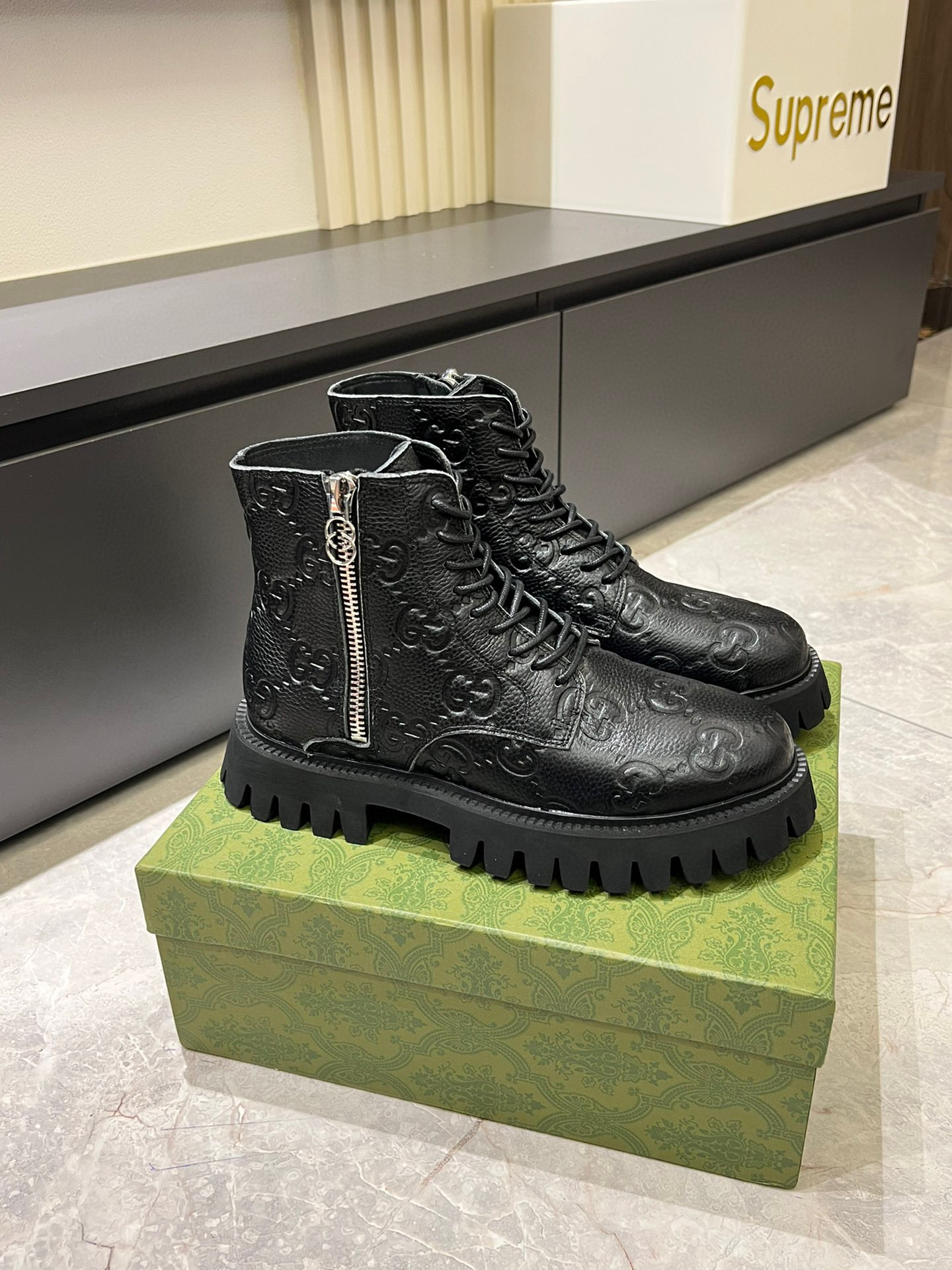 구찌 남자 부츠