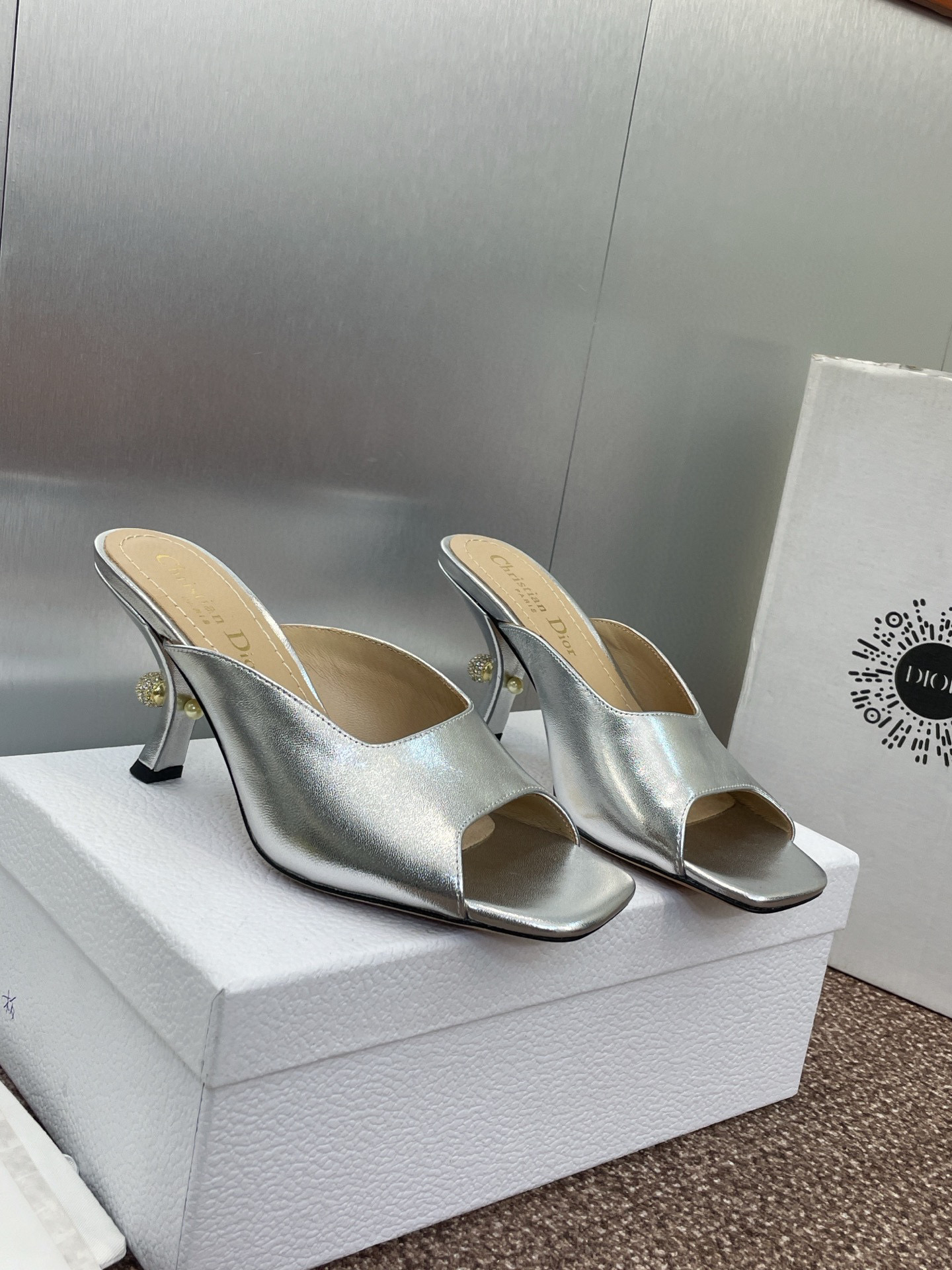 디올 여자 슬리퍼 7cm