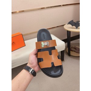 에르메스 남자 슬리퍼