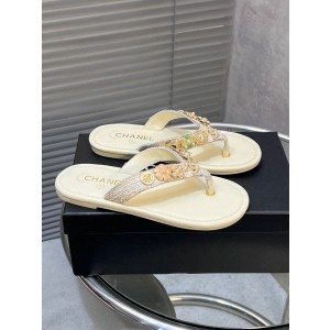 샤넬 여자 슬리퍼