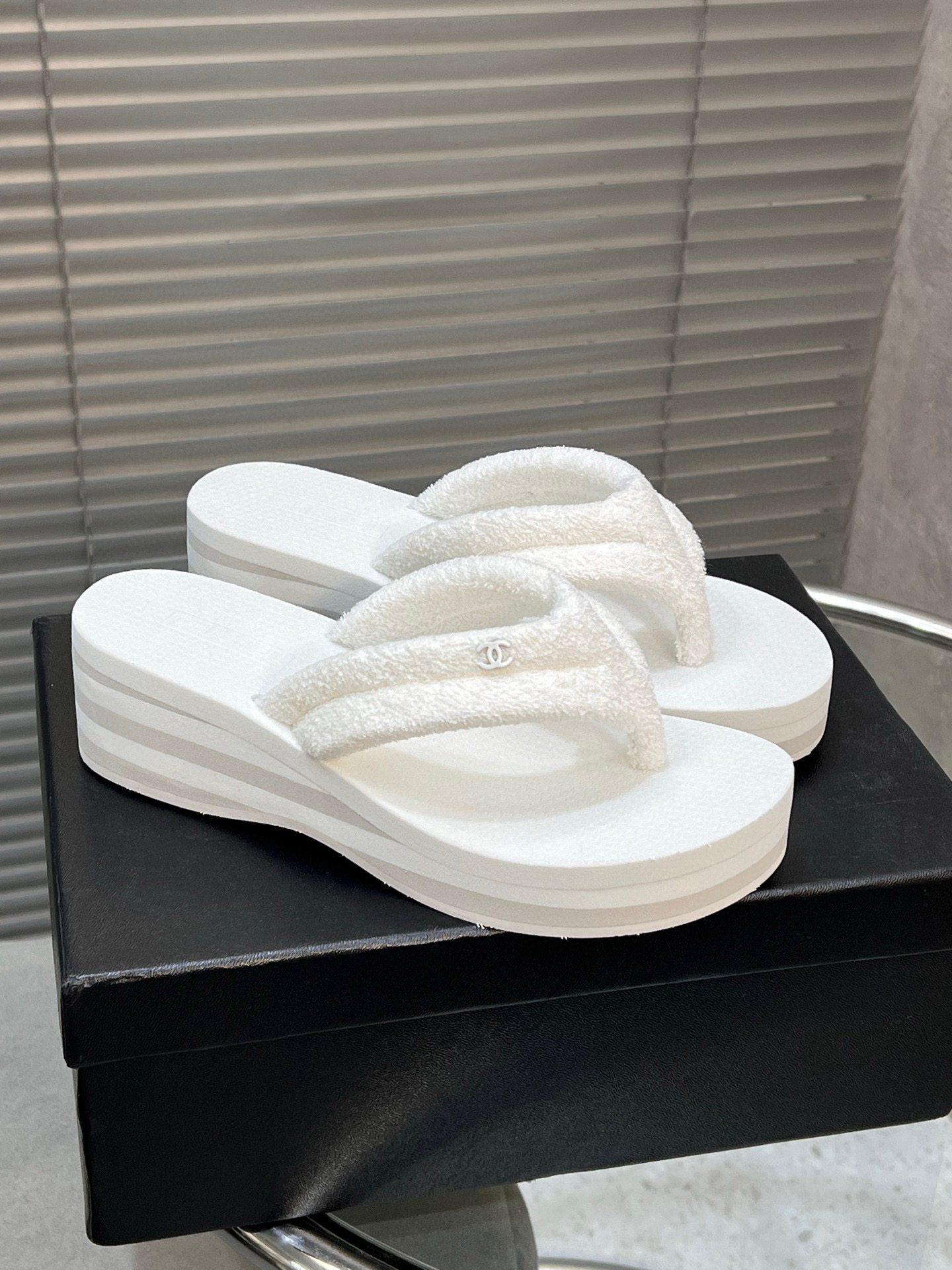 샤넬 여자 슬리퍼 5cm