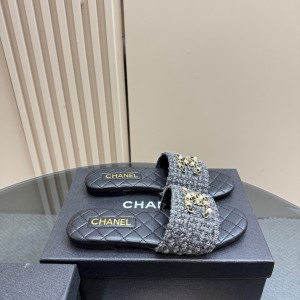샤넬 여자 슬리퍼