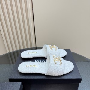 샤넬 여자 슬리퍼