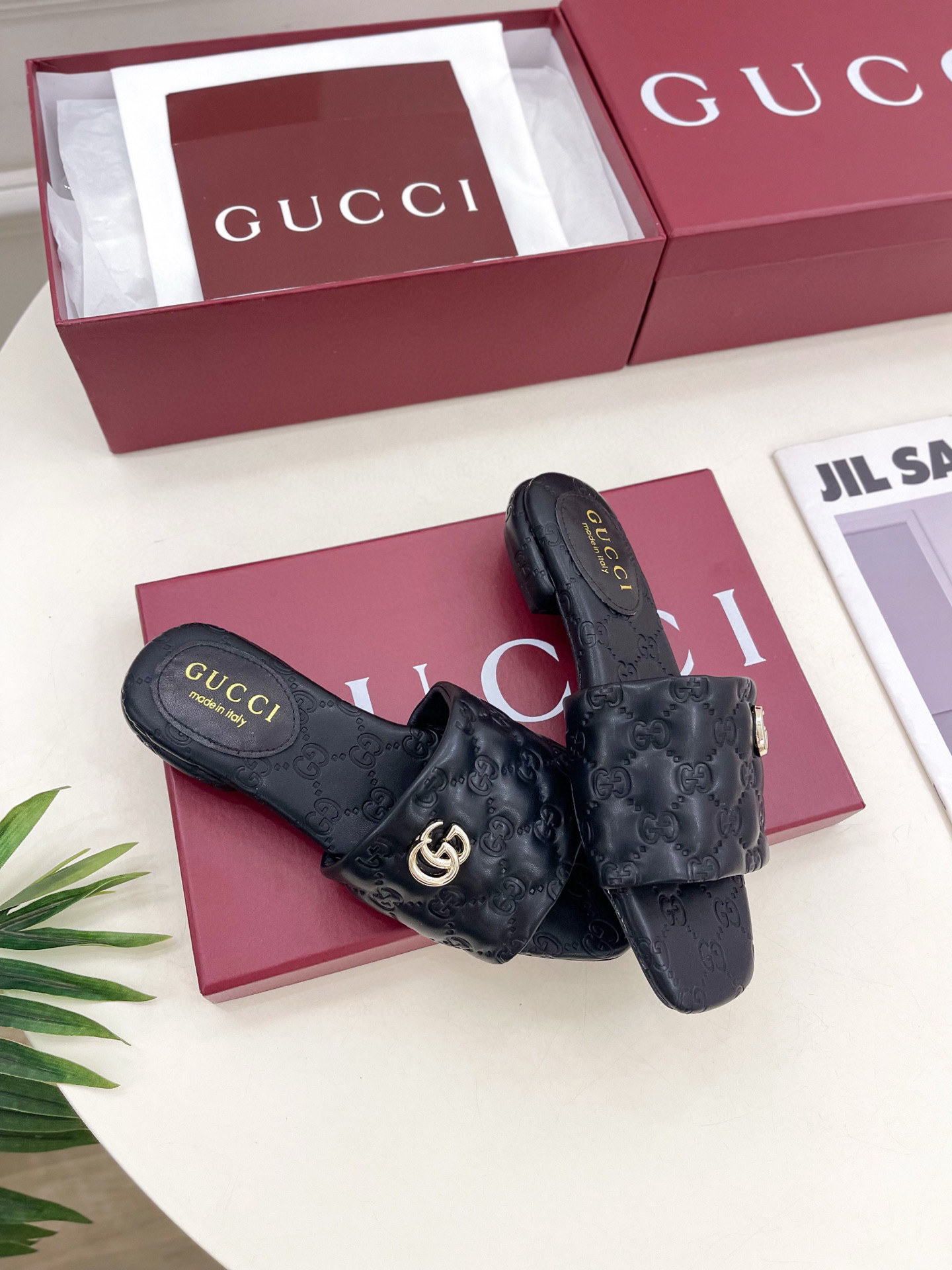 구찌 여자 슬리퍼 2cm