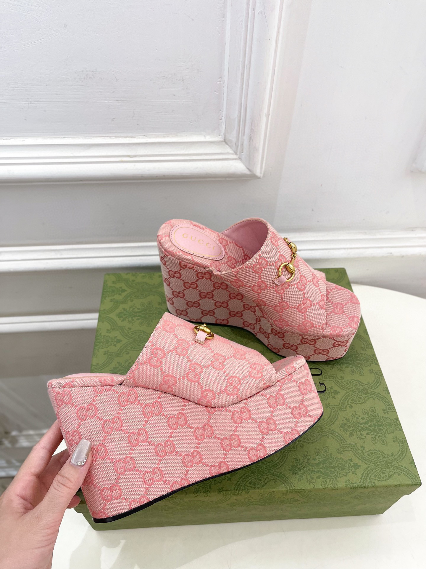 구찌 여자 슬리퍼 11.5cm