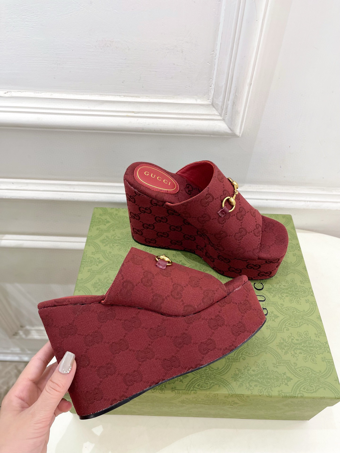 구찌 여자 슬리퍼 11.5cm