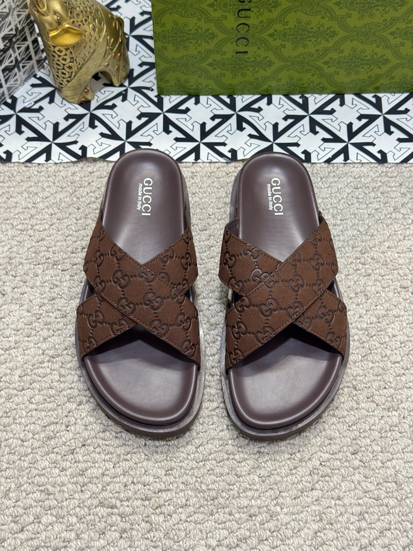 구찌 남자 슬리퍼
