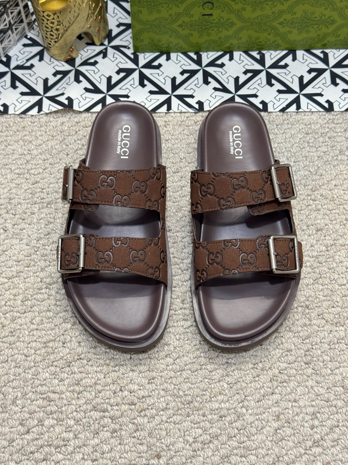 구찌 남자 슬리퍼