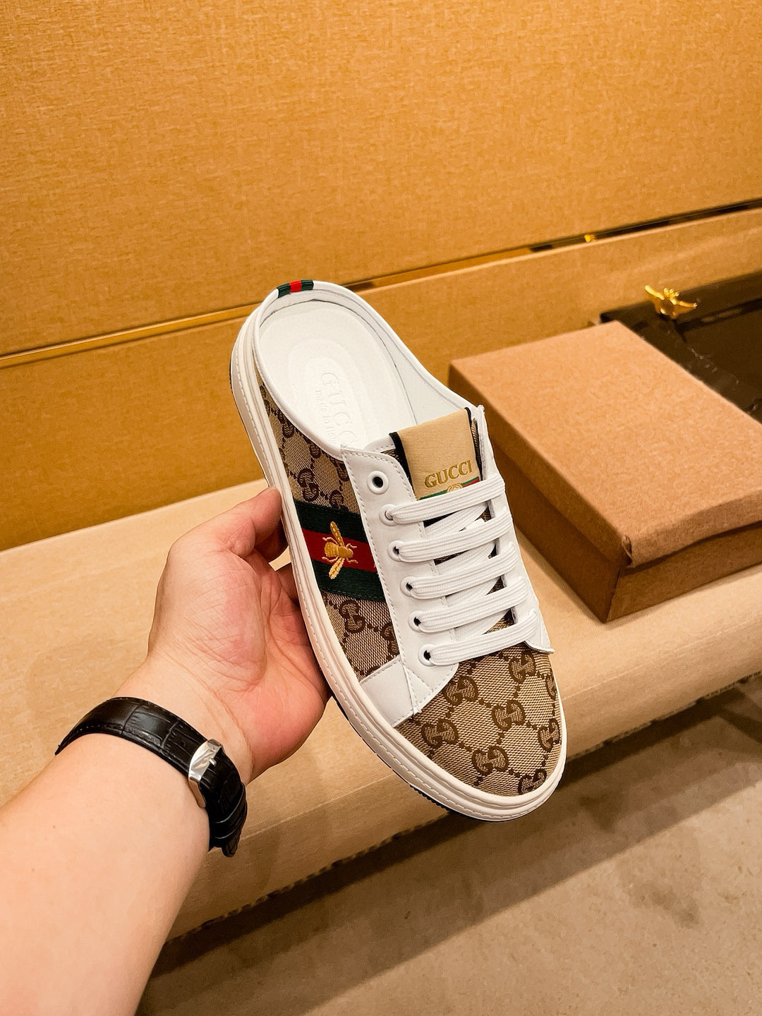 구찌 남자 슬리퍼