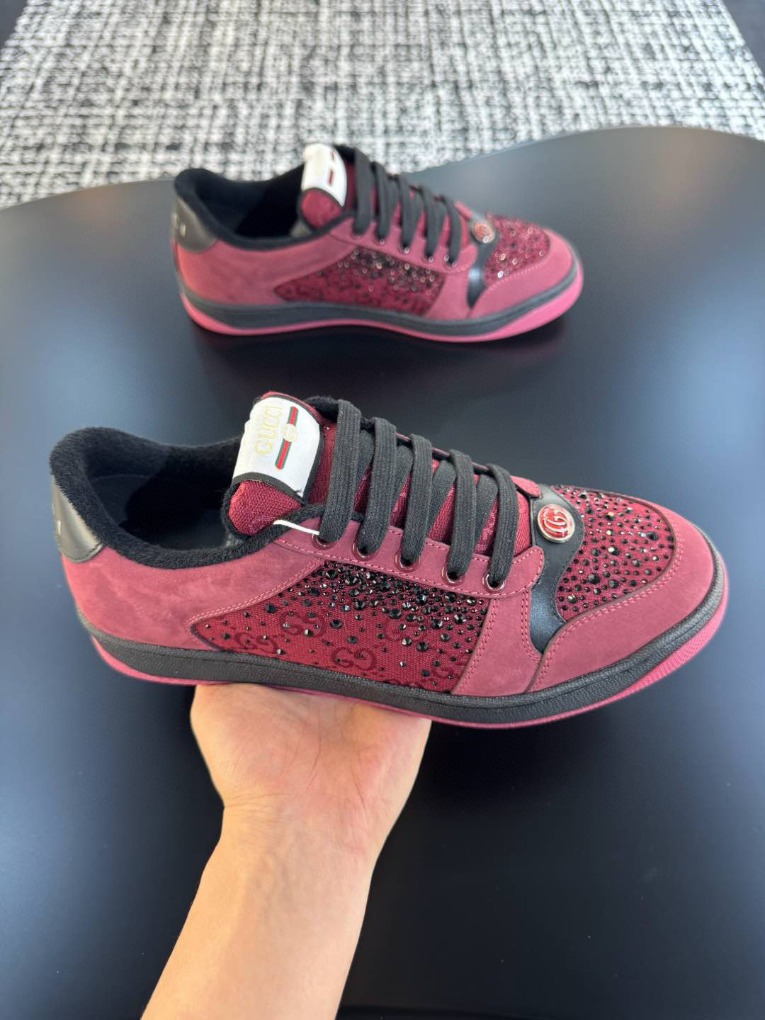 구찌 스크러너 남녀공용 신발 운동화 스니커즈