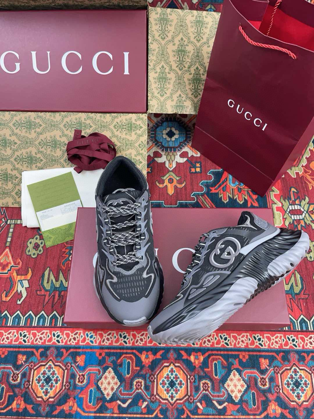 구찌 5cm 라이톤 여자 신발 운동화 스니커즈