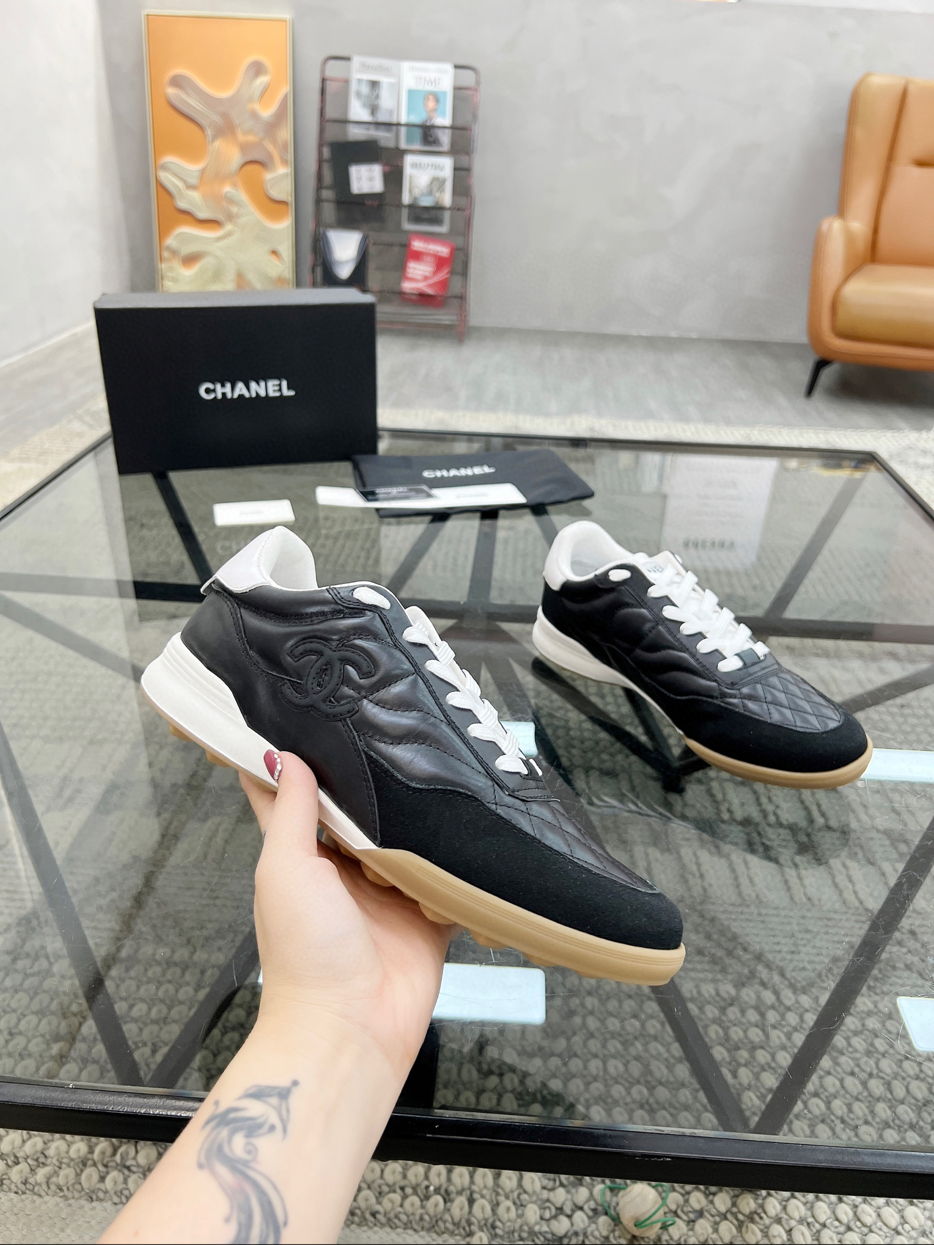 샤넬 남자 신발 운동화 스니커즈