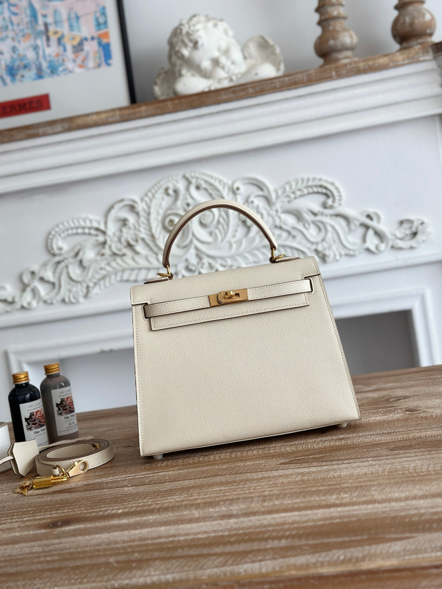 에르메스 켈리백 앱송가죽 여자가방