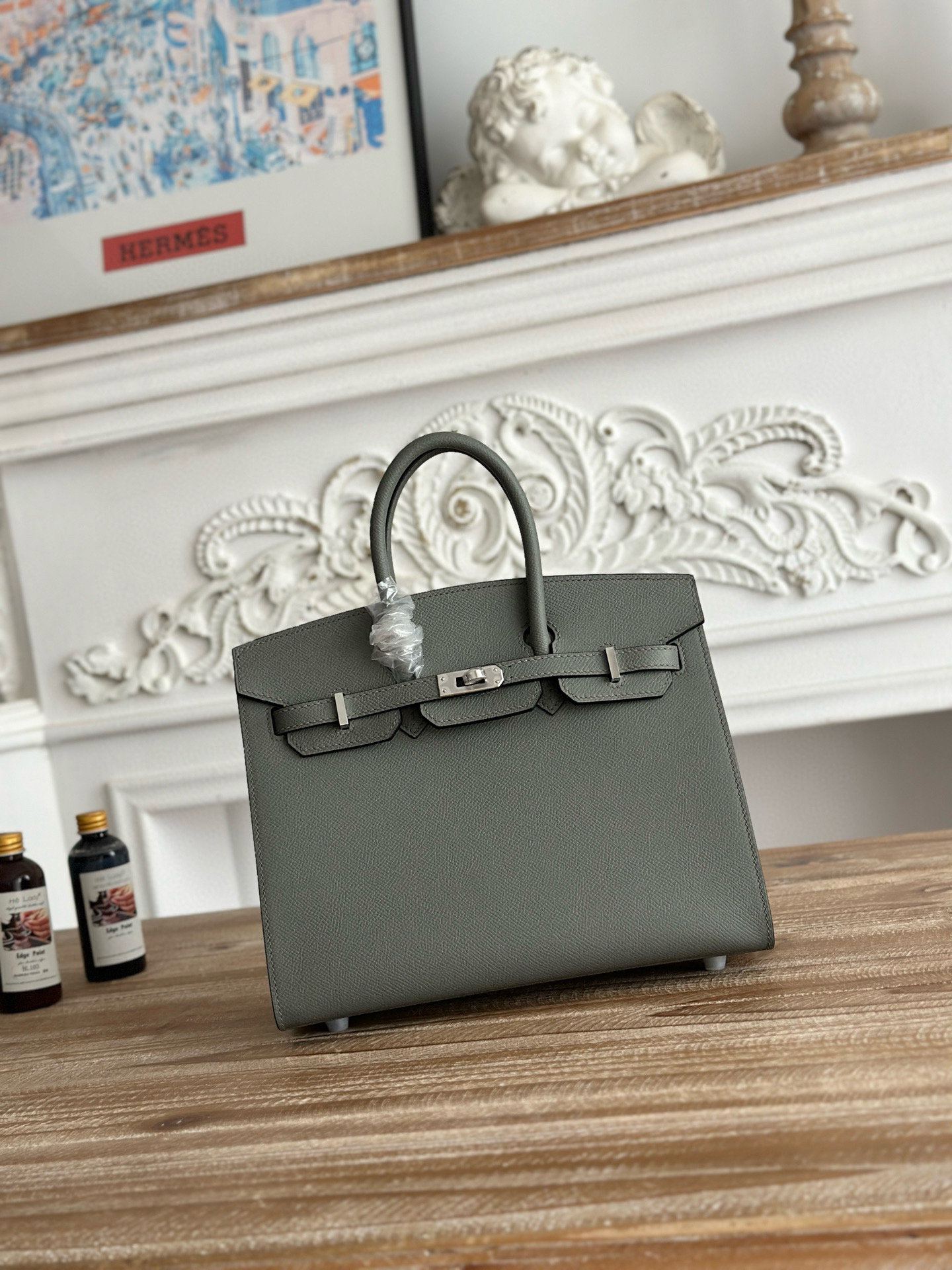 에르메스 버킨백 25 앱송가죽 여자가방