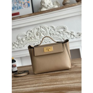 에르메스 켈리 미니 2424 에버컬러가죽/스위프트가죽 여자가방