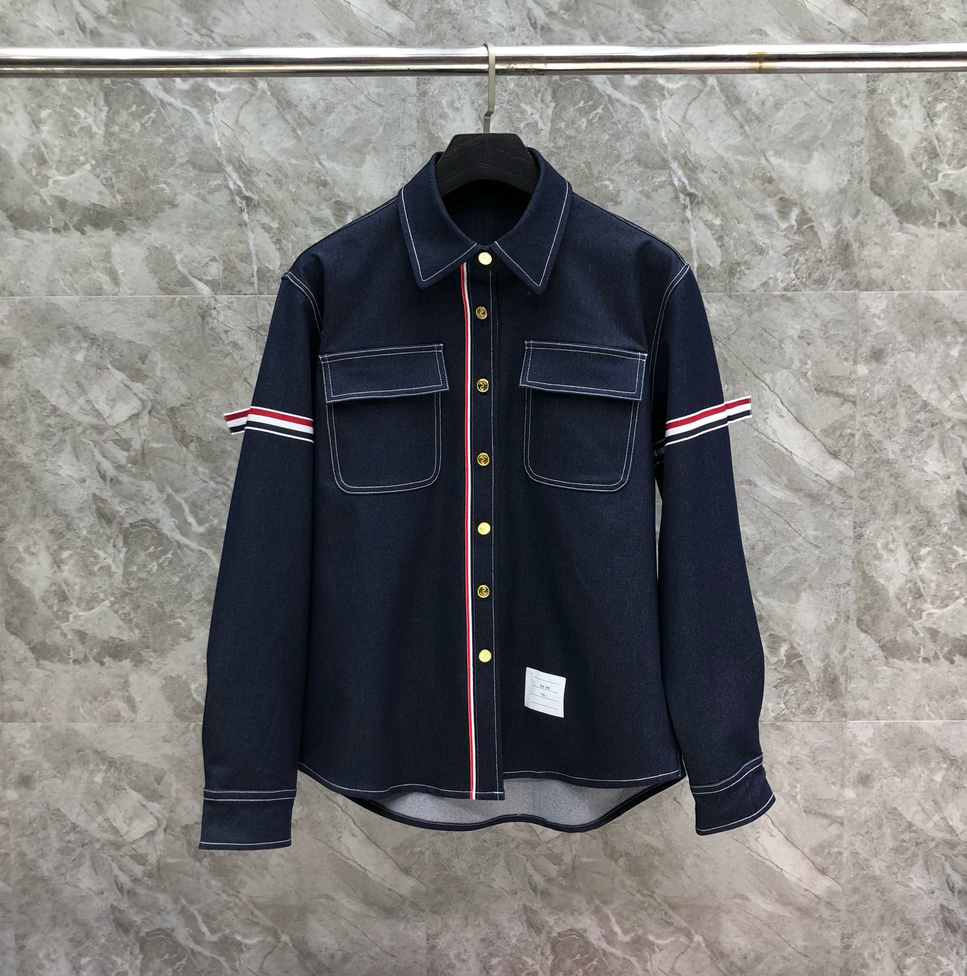 톰브라운 남자 셔츠 자켓