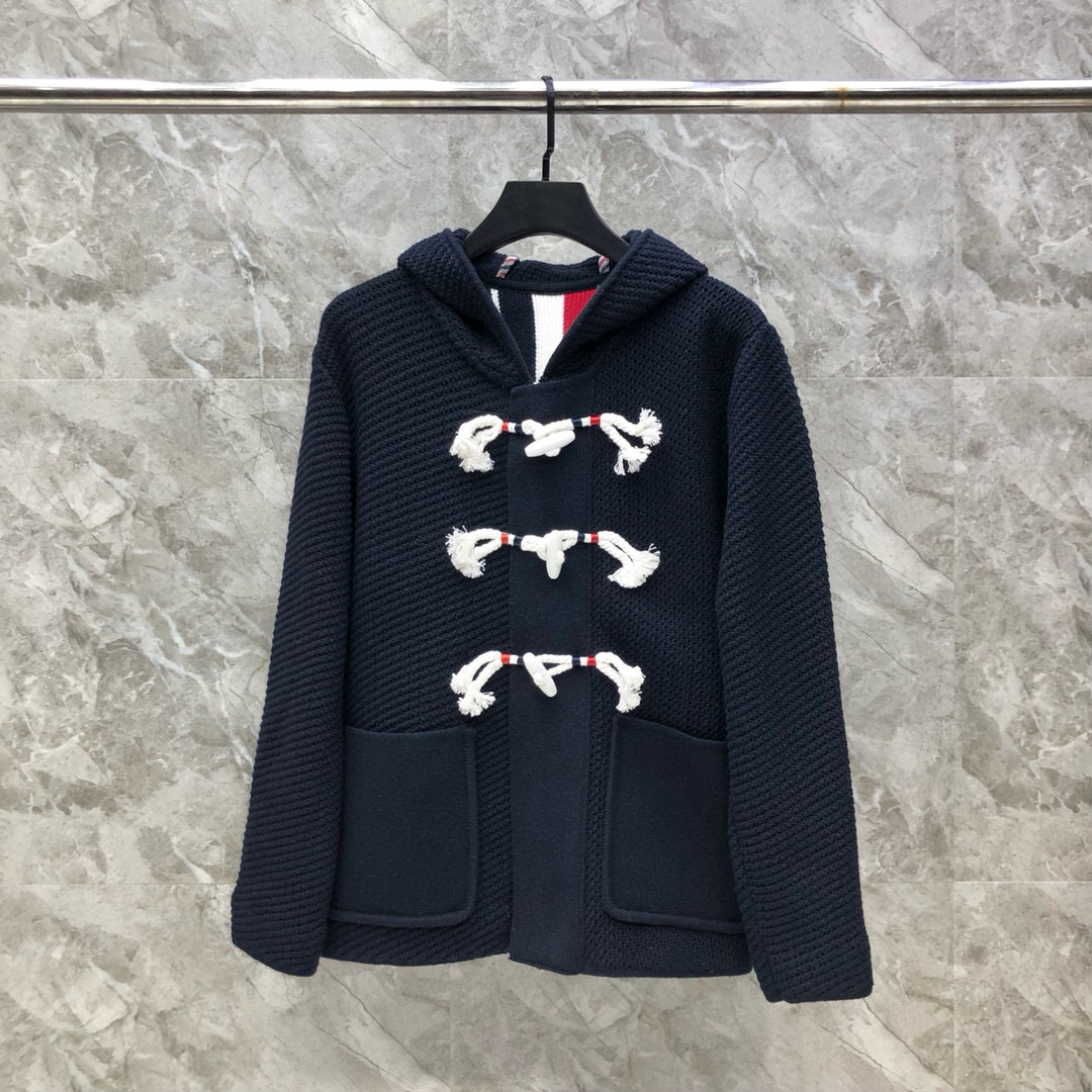 톰브라운 남녀공용 양털 자켓