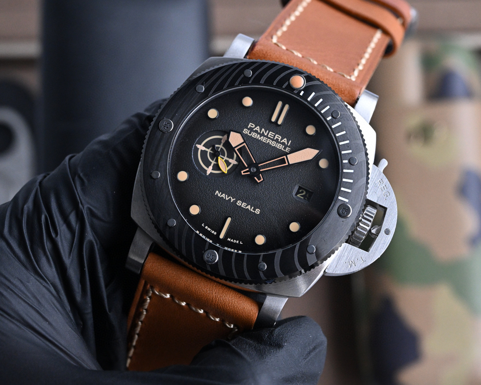 파네라이 V7공장 남자 미러급 시계