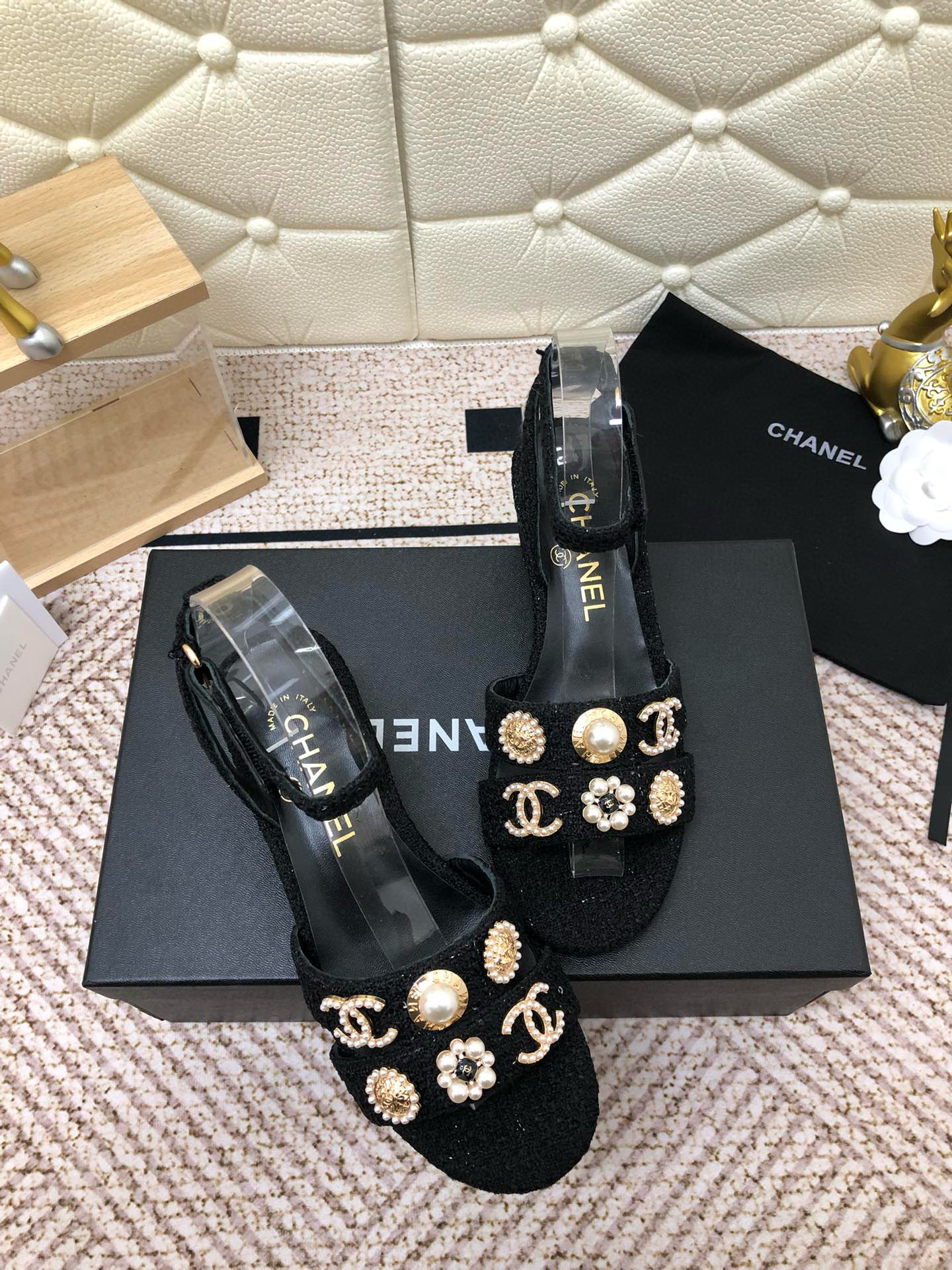 샤넬 여자 샌들