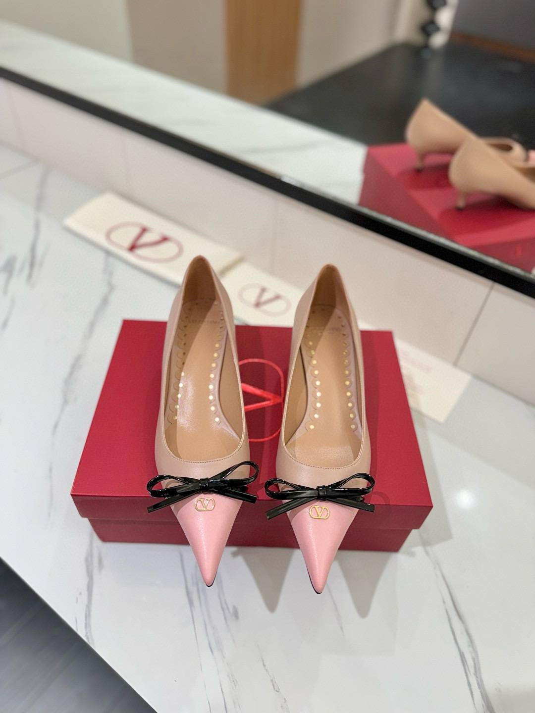 발렌티노 4.5cm 여자 신발 구두